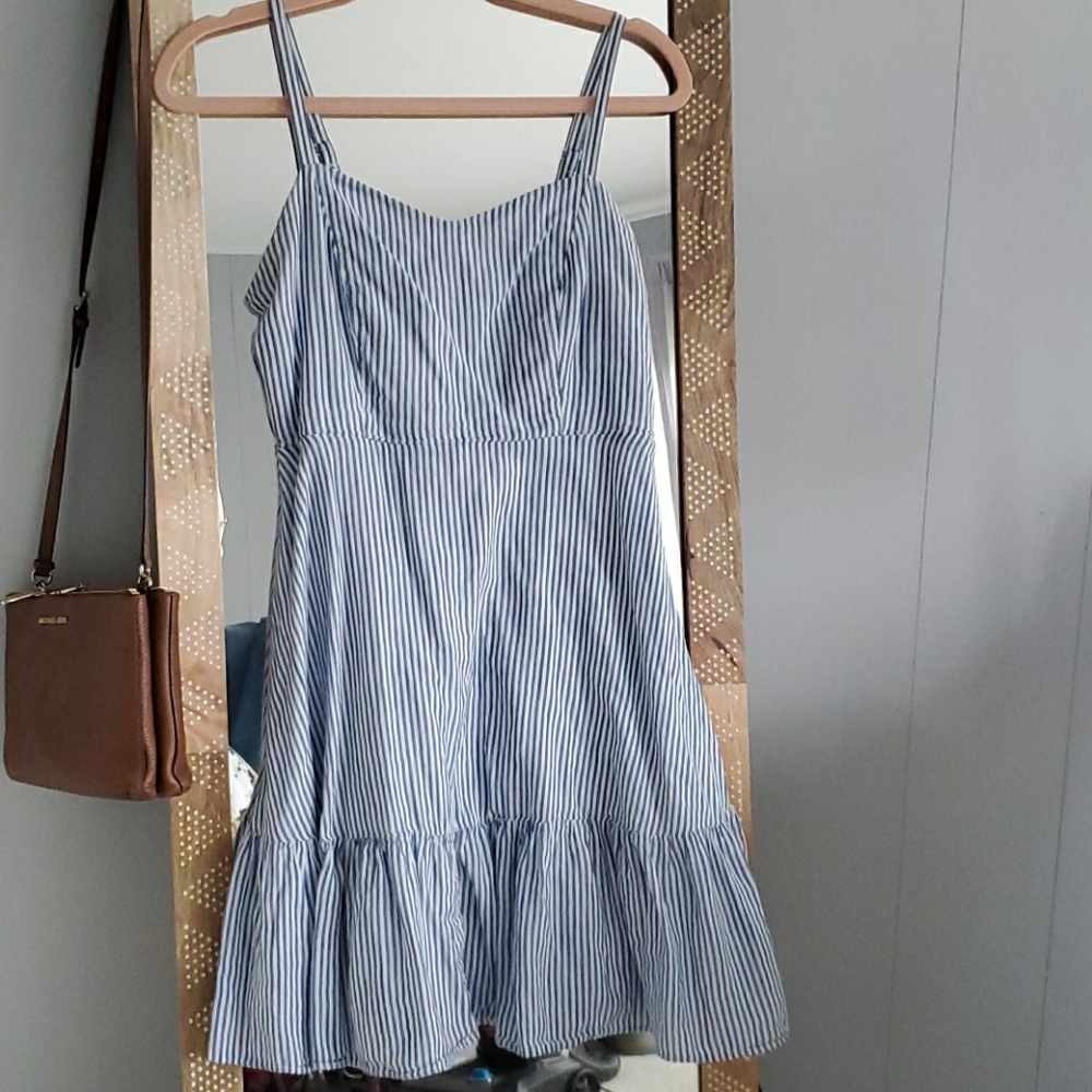 Stripped blue sundress